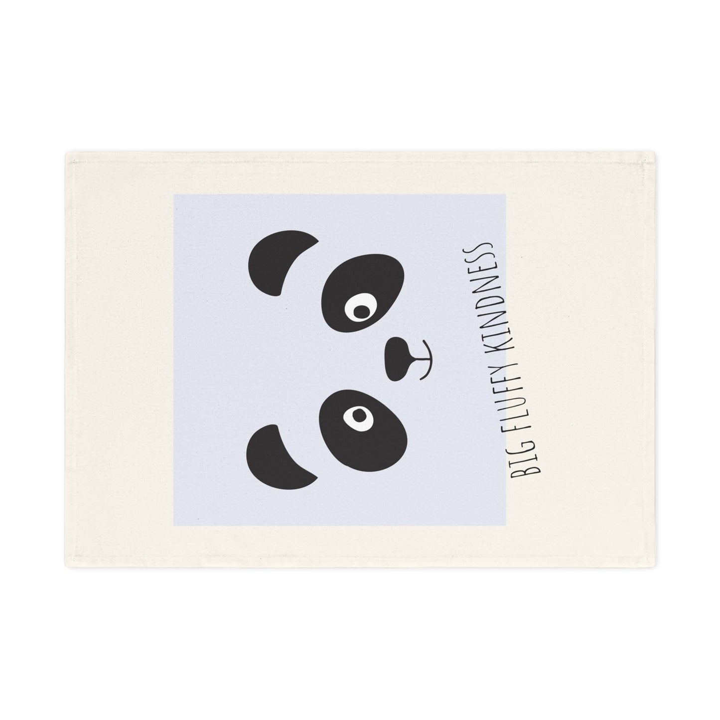Panda-Geschirrtuch aus Bio-Baumwolle, 50 x 70 cm, umweltfreundliches Küchentuch, Badezimmerhandtuch