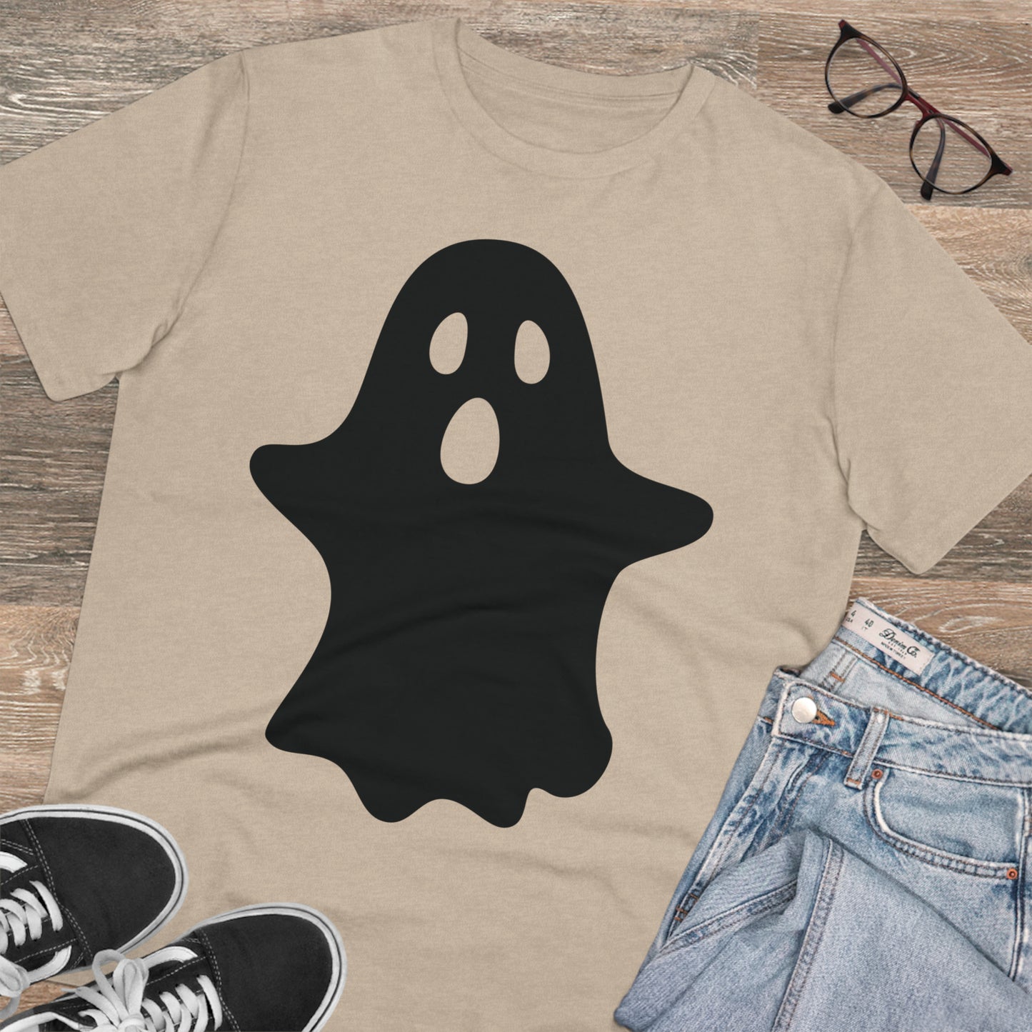 T-shirt biologique Ghost Halloween - Unisexe