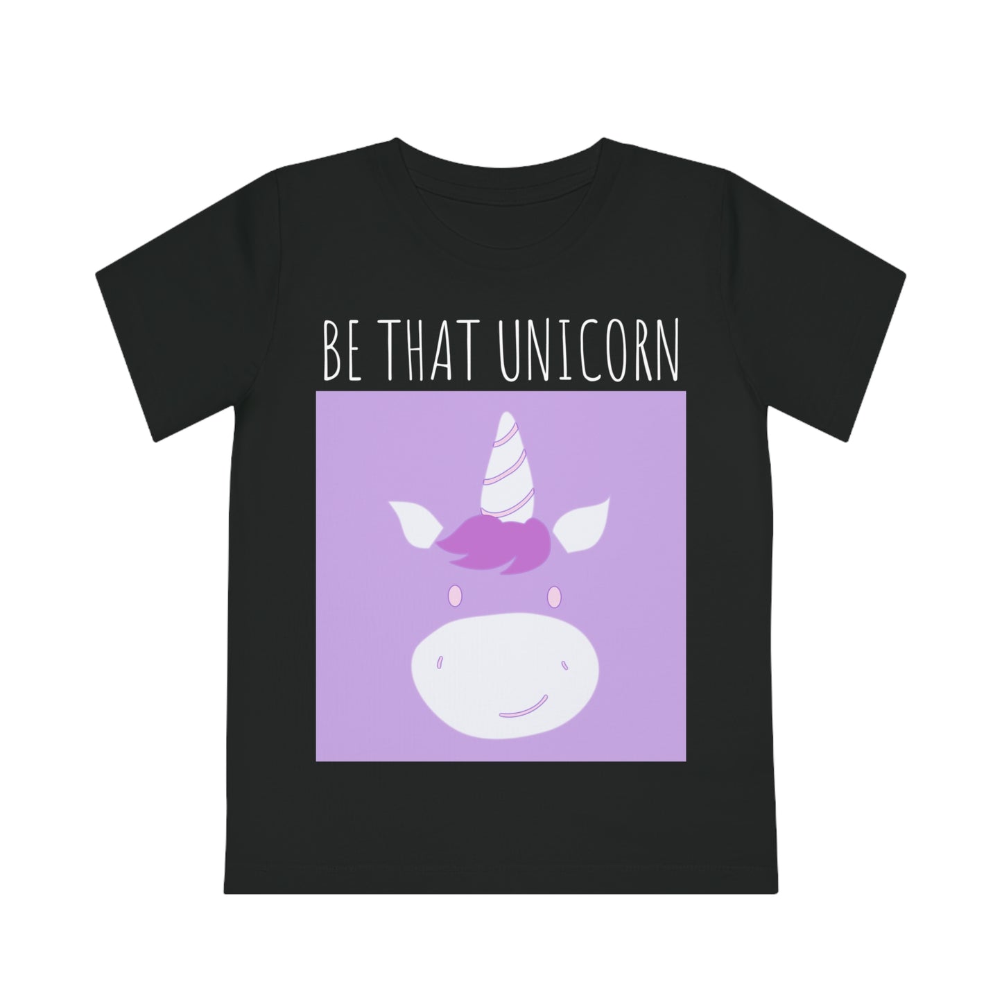 Neon Sei das Einhorn Kinder Öko-T-Shirt