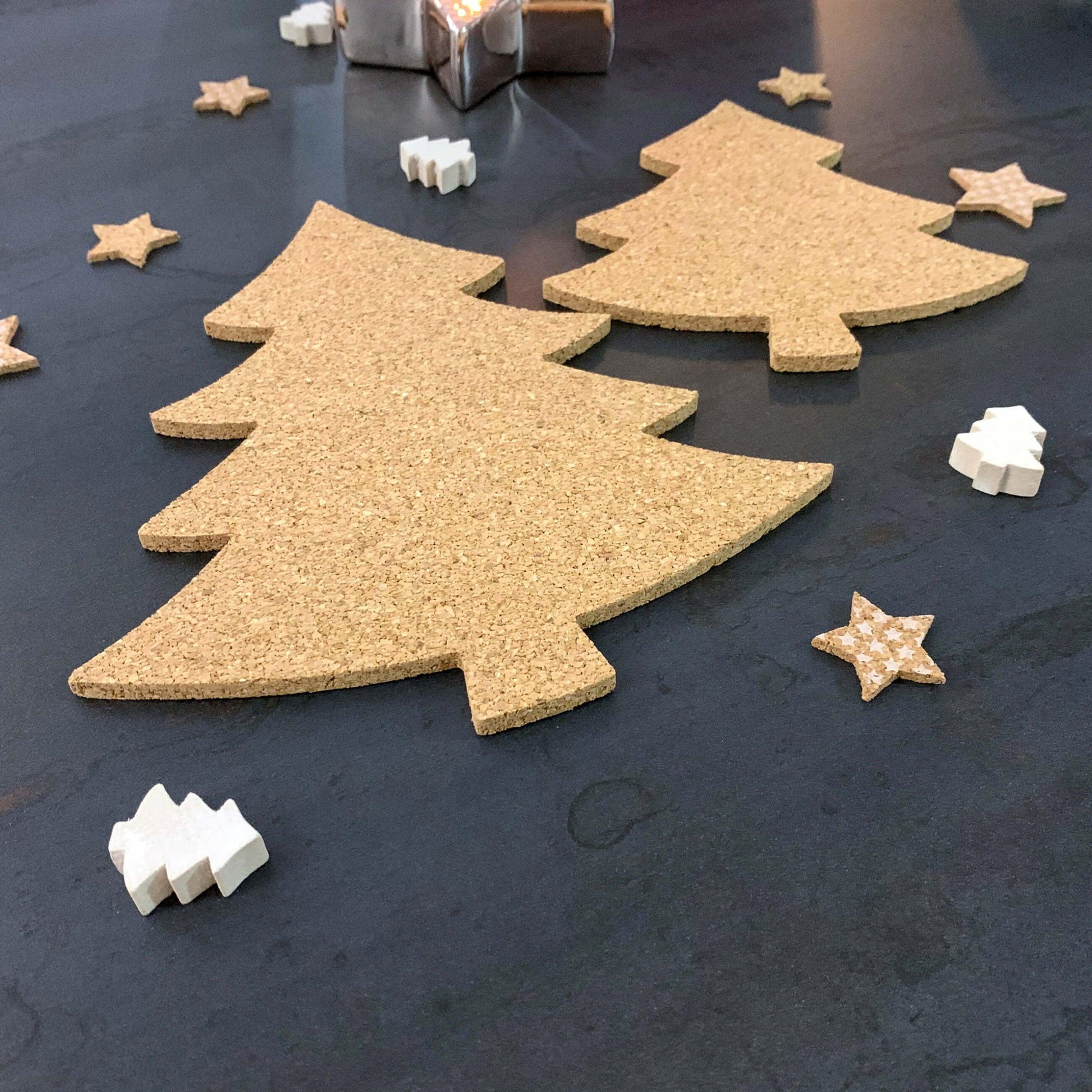 Christmas Tree cork boards for decoration