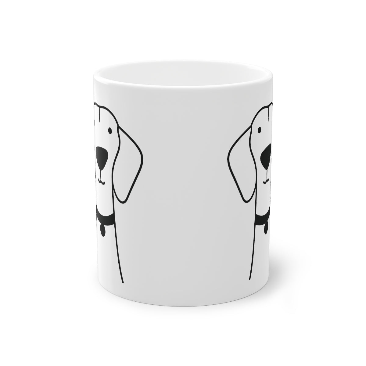 Cute dog Vizsla mug, white, 325 ml / 11 oz Coffee mug, tea mug for kids, children, puppies mug for dog lovers, dog owners