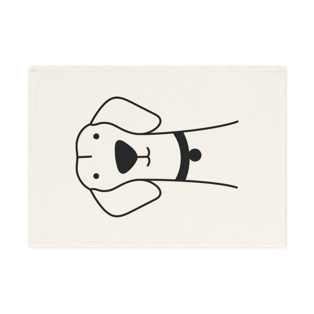 Vizsla dog Cotton Tea Towel, 50 x 70 cm, organic cotton, eco-friendly dog kitchen towel, bathroom hand towel with puppies